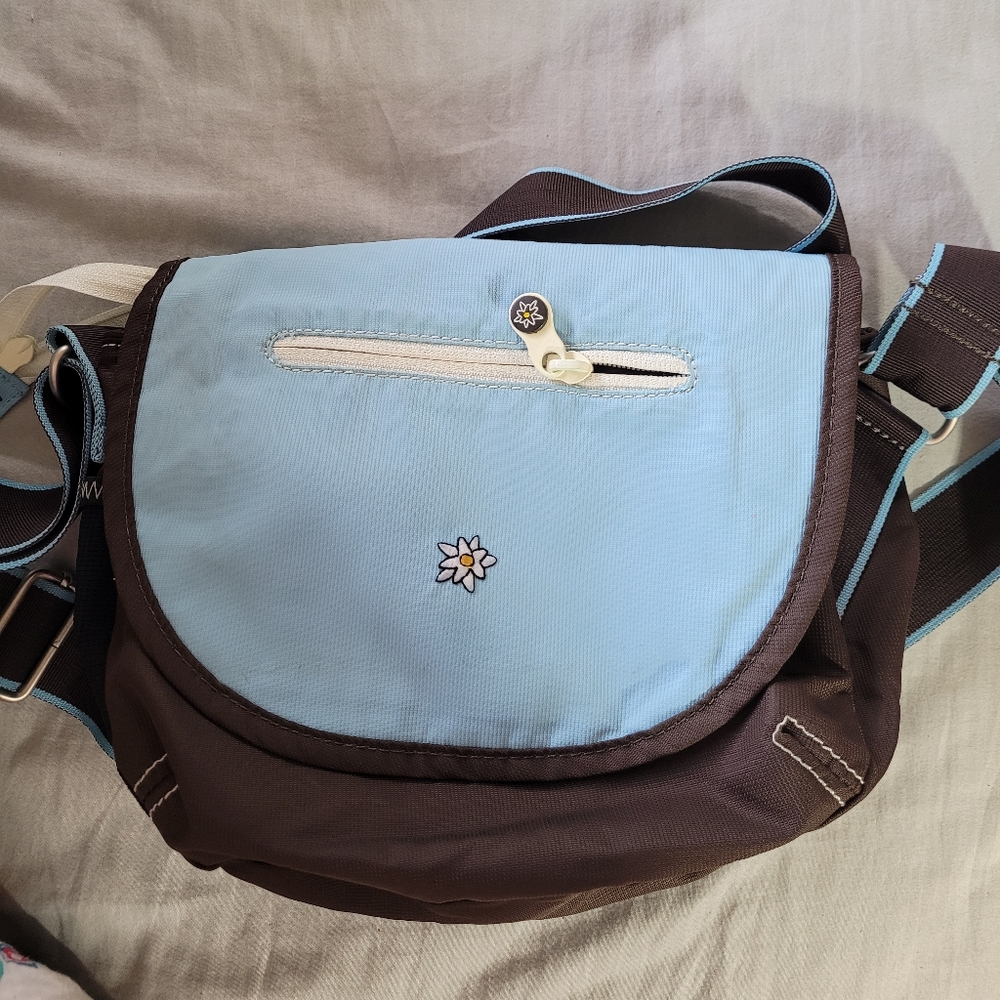 Blue Sherpani crossbag purse bag